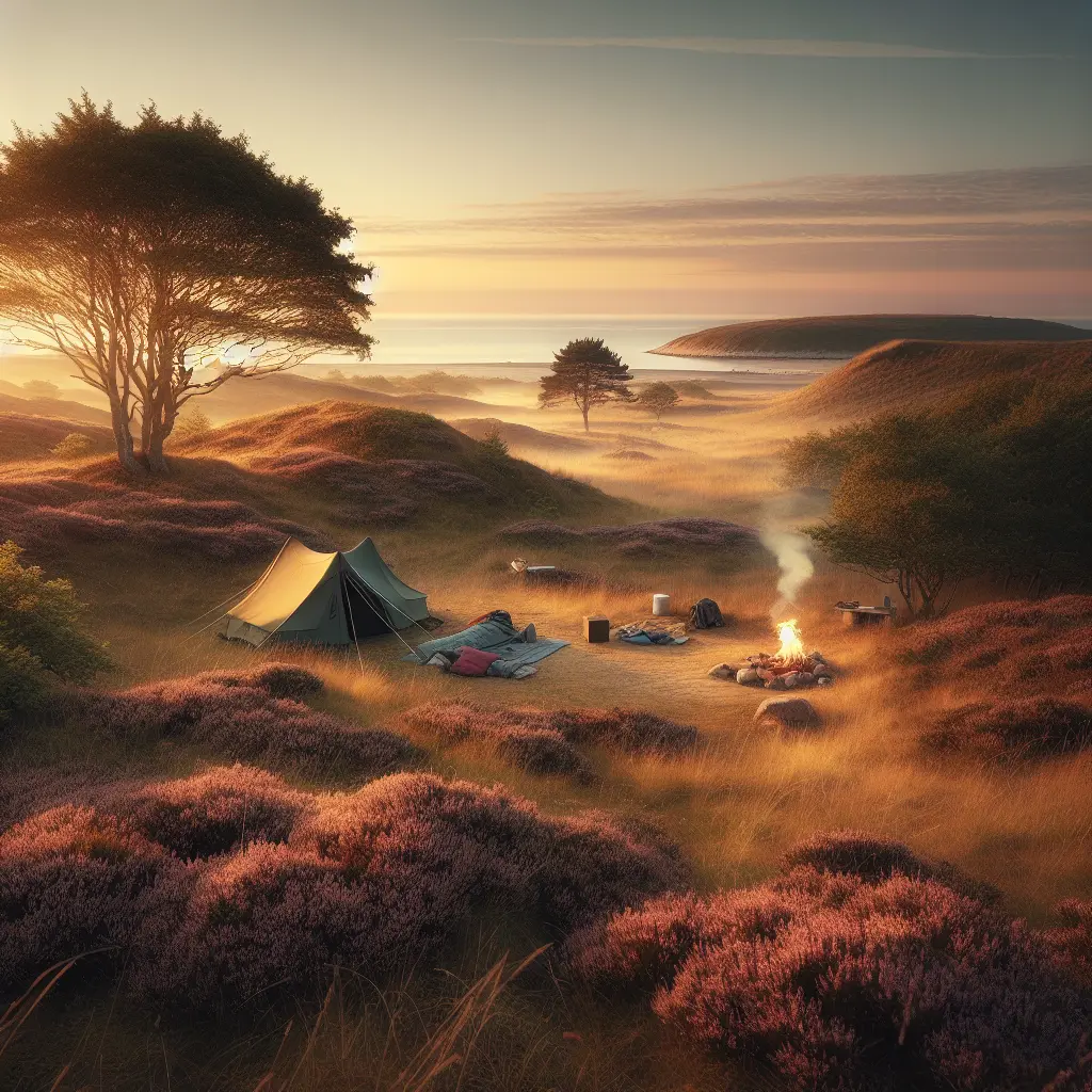 9 stille naturcampingpladser i Vestjylland